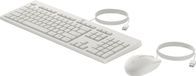 Set tastierë dhe mi HP 225 G2, USB, cashmere e bardhë