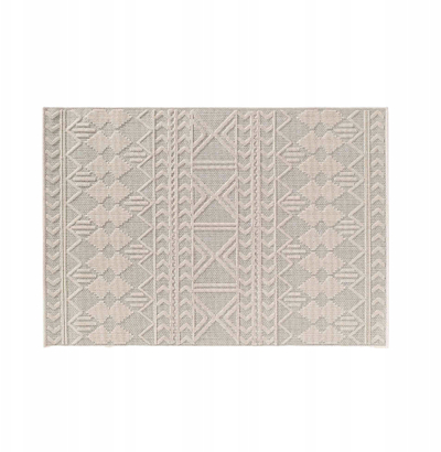 Tapet Decoran Floor Mat, 170x120 cm, me reliev, bezhë
