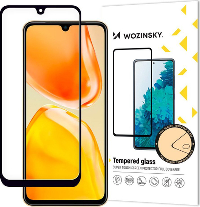 Stakllë mbrojtëse Wozinsky Full Glue për Vivo X80 Lite V25, gjithë ekrani, me kornizë të zezë