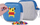 Çantë tualeti PIXIE CREW Pixie Zipper Pouch, panel silikoni me pixela, gri me panel blu