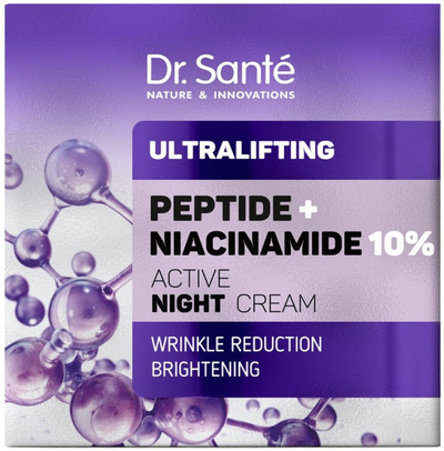 Krem nate fytyre Dr. Santé ULTRALIFTING Peptide + Niacinamide, për lëkurë të pjekur, 50ml