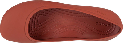 Këpucë për femra Crocs Brooklyn Flat, Spice, kafe