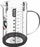 Gotë matëse kuzhine 5five Simply Smart, 1L, qelq transparent