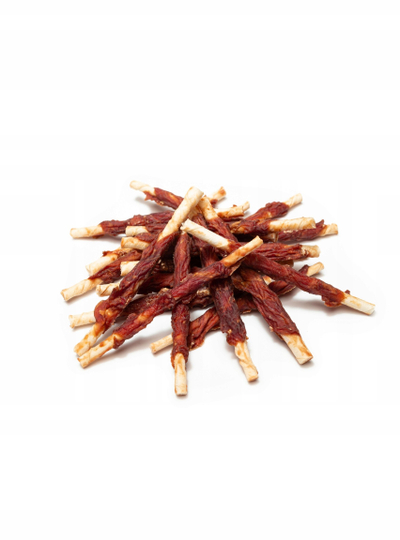 Shujtë për qen Mr. Pretzel shkop i mbështjellë me mish viçi, 500g