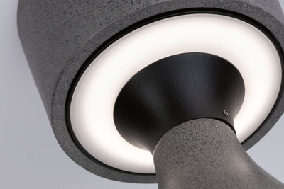 Dritë dekorative kopshti Paulmann Concrea, LED, IP65, gri