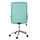 Karrige zyre Josef velur mint inox bazë 58×61×105–113 cm (HM1181.08)