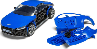Set modelimi Airfix Quickbuild Audi TT Coupe, plastik i lyer, snap together, blu