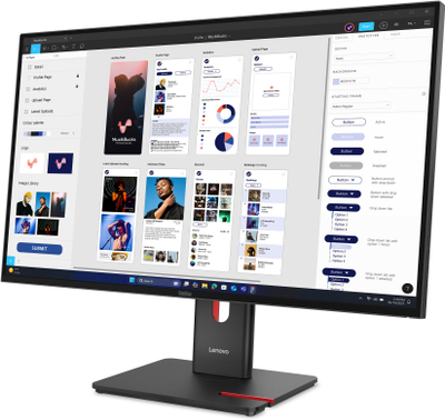 Monitor Lenovo ThinkVision T32UD-40, 31.5", 4K UHD, i zi