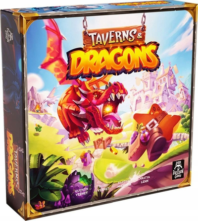 Lojë tavoline Lord Raccoon Games Taverns & Dragons, strategji, fantastike, shumëngjyrëshe