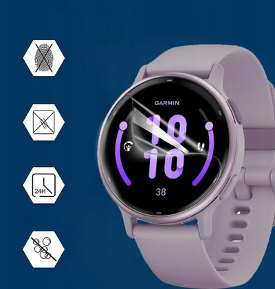 Заштитен филм за часовник 3mk Watch Protection Arc, за Garmin Vivoactive 6, проѕирен