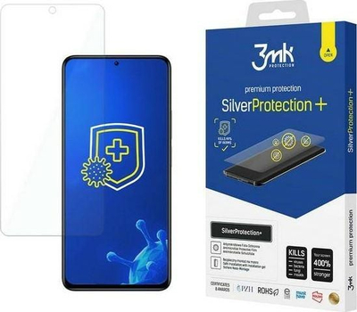 Folie mbrojtëse 3MK Silver Protect+ për Xiaomi Redmi Note 11 Pro 5G Pro+ 5G, antimikrobiale, me montim me xhel, transparente
