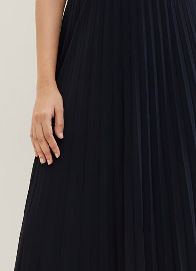 Fund për femra Tom Tailor Midi Skirt, i zi