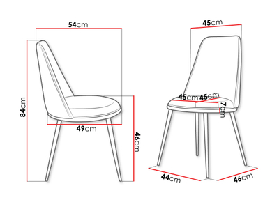 Set karrige me tapiceri K460