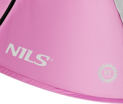 Плажна чадора Nils Extreme NC3043, самоносеќа, UV заштита, розова