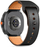 Rrip ore Tech-Protect Leatherfit për Samsung Galaxy Watch 40 44 46mm, lëkurë natyrale, i zi