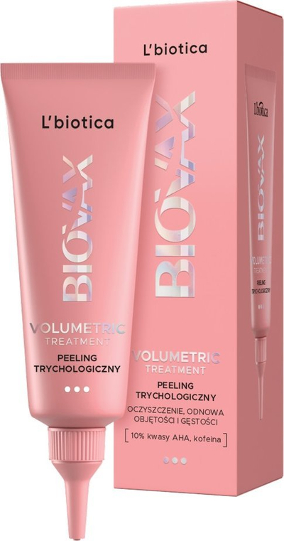 Пилинг за кожа на глава L´Biotica Biovax Glamour Volumetry, волуменизирачки третман, 100ml