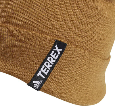 Kapelë beanie Adidas Terrex Primegreen GU2086, uniseks, një masë, bezhë