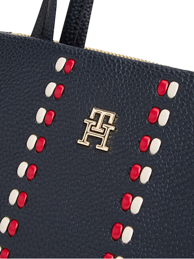 Çantë dore për femra Tommy Hilfiger, kaltër e errët