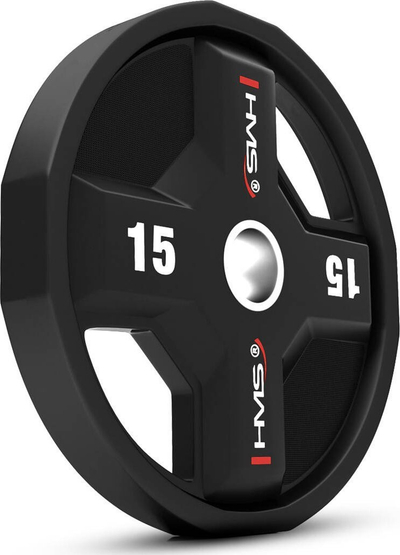 Disk olimpik HMS TPC15, poliuretan, 15 kg, i zi