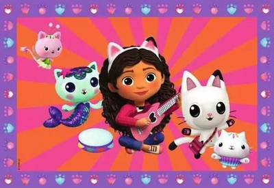 Set pikturimi Ravensburger CreArt Junior Gabby's Dollhouse, 2 tabela, me numra, shumëngjyrësh