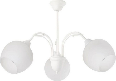 Llambë tavani Lampex Ricardo, 3 x 60 W, e bardhë