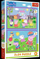 Puzzle Ravensburger Peppa Pig Playground, set 2x24 copë, shumëngjyrësh