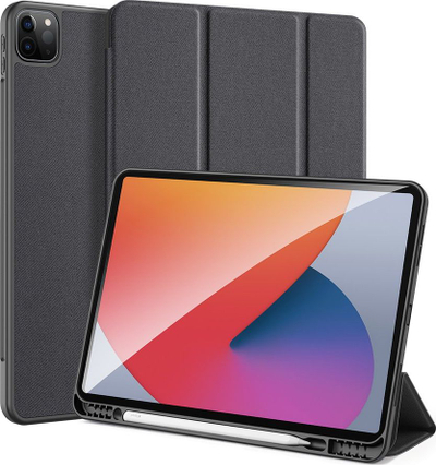 Këllëf tableti DUX DUCIS tip libër për iPad Pro 12.9" 2021, me vend për stylus, i zi