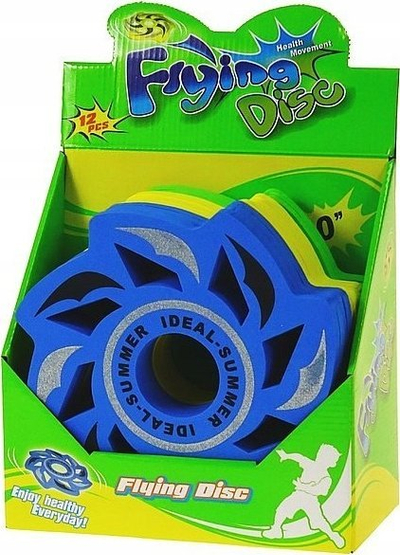 Set frisbi Adar, 12 copë, 26 cm, shumëngjyrësh