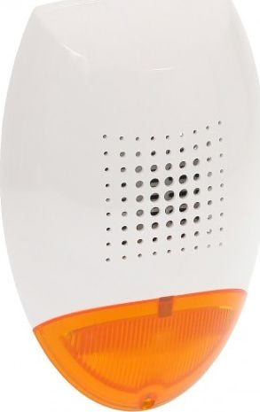 Sirenë e jashtme Satel SD-3001-O, optiko akustike, me dritë LED, e kuqe