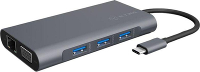Replikues USB-C Icy Box IB-DK4040-CPD (60514)