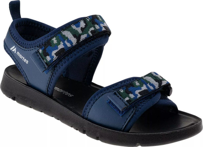 Sandale fëmijësh Martes Marweso Jr 92800312722, PU tekstil, të zeza