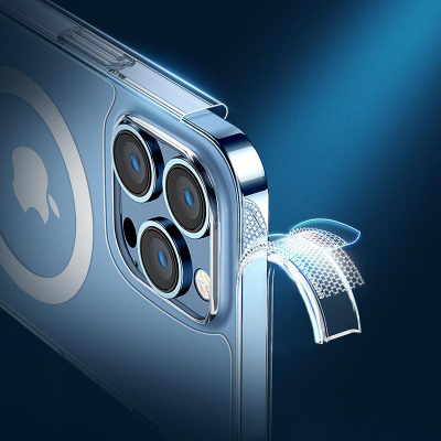 Këllëf telefoni Joyroom Mingkai Series MagSafe, për iPhone 13 Pro Max, transparent