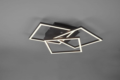Llambadar t'avani Netlighting Mobile Modern LED, 2700-6000K, me telekomandë, metal, i zi mat