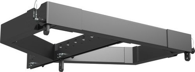 Kornizë varëse altoparlantësh Turbosound TLX84-FLB, për montim në mur, metalike, e zezë