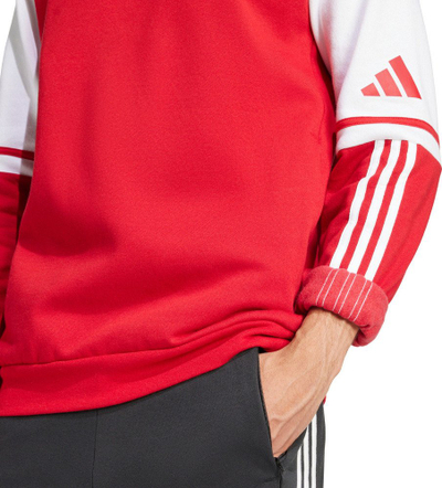 Bluzë me kapuç Adidas Squadra 25 Sweat M JD2973, për burra, e kuqe