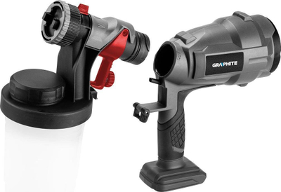 Pistoletë boje Graphite 58GE103, 18V, bateri 4Ah me karikues, e zezë