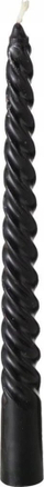 Qirinj dekorativ Boltze Twisto, konikë, 20 cm, set me 4 copë, të zinj