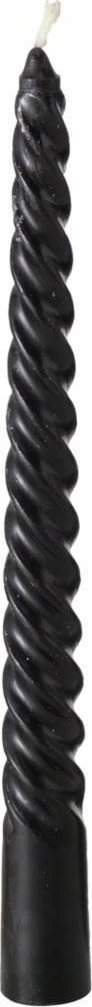 Qirinj dekorativ Boltze Twisto, konikë, 20 cm, set me 4 copë, të zinj