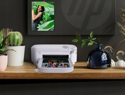 Printer fotosh HP Sprocket Studio Plus, i bardhë