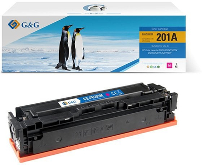 Toneri G&amp;G NT-PH201M, kompatibil me HP CF403A 201A, 1330 faqe, magenta