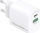 Полнач за ѕид GoGEN ACHPDQ220W, USB C PD 20W, USB A 18W, бел