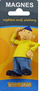 Lodër magnetike Tisso Toys MAGNES PAT 11044M, sete ndërtimi, edukative, shumëngjyrëshe
