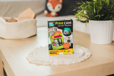 Letër fotografike për kamera instant Lisciani Print Cam Hi-Tech, rrotull, set
