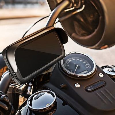 Mbajtëse motoçiklete Harman Kardon GT001126, me mbyllje, e zezë