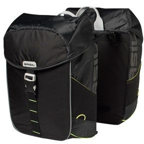 Basil Miles Двојна Велосипедска Торба, 34 L, Black