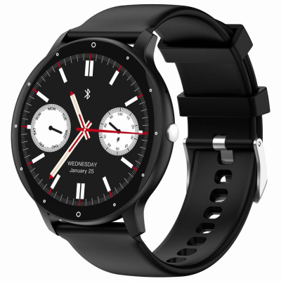 Orë e zgjuar Gravity GT1-3 Pro, ekran 1.39", Bluetooth 5.2, e zezë