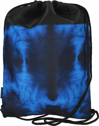 Çantë shpine me litarë Starpak Tie Dye, për fëmijë, e zezë blu