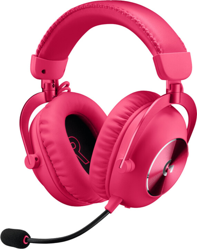 Kufje Logitech G Pro X2 Lightspeed, rozë