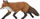 Figurë lodër PAPO Wild Animal Kingdom dhelpër, PVC, shumëngjyrëshe