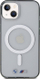 Mbështjellës telefoni BMW Silver Ring MagSafe, për iPhone 14 Plus, transparent